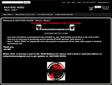 Tablet Screenshot of bastardnoiseskullvault.com